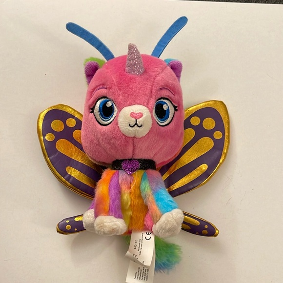 Nickelodeon Rainbow Butterfly Unicorn Kitty Unicorn Felicity Plush OC6 - Picture 1 of 1